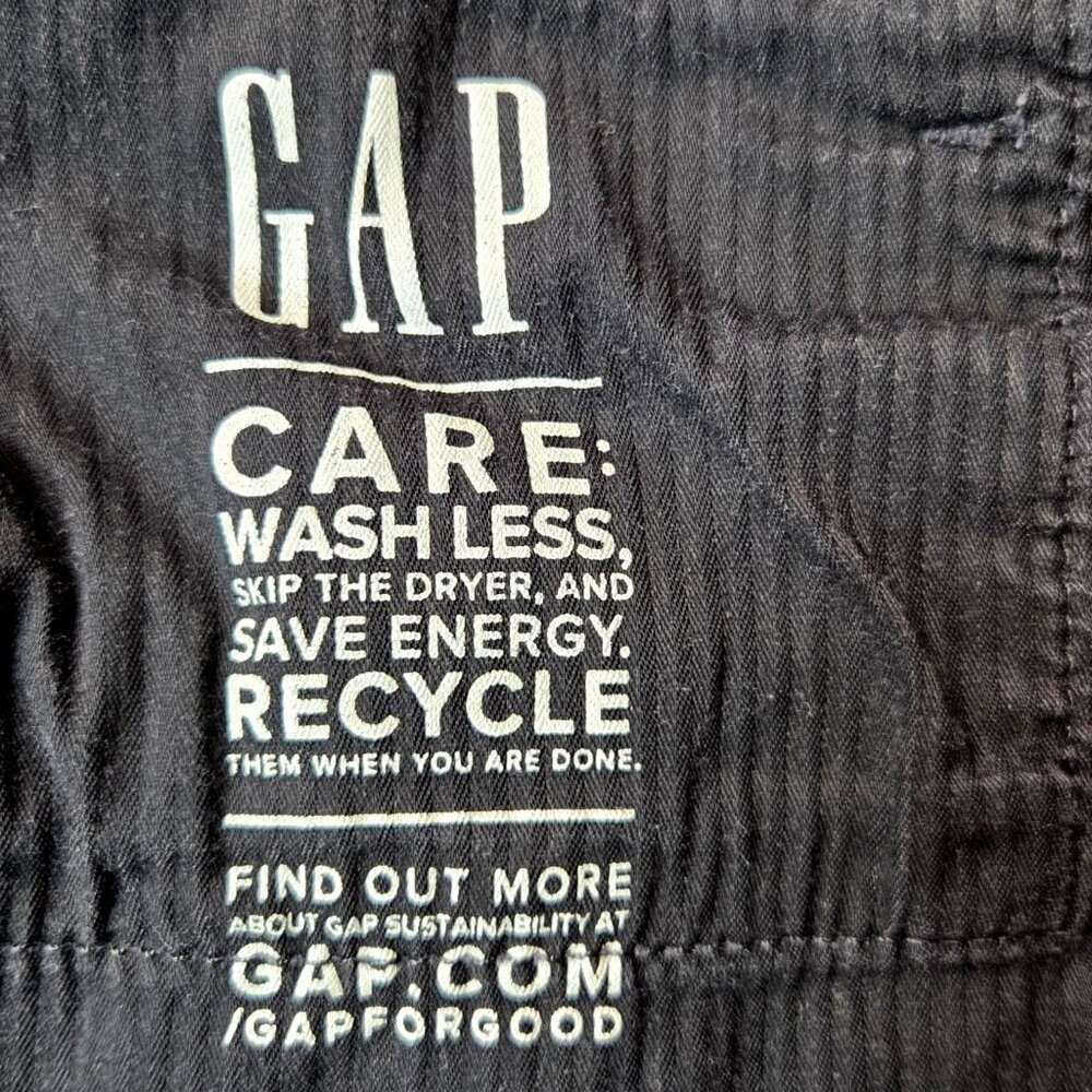 Gap Womens Black Wash 90s Fit Jeans 31/12 Short Frayed Hem - Picture 6 of 7